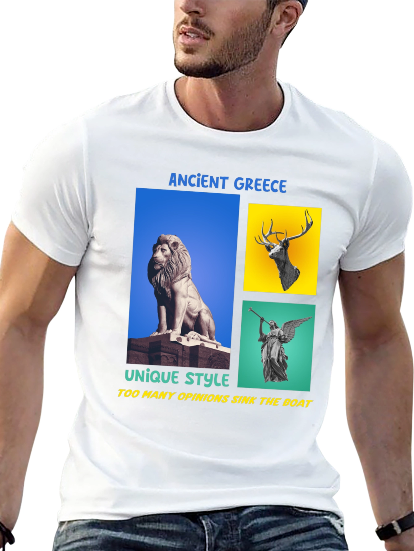 Ancient Greece Style Graphic Tee