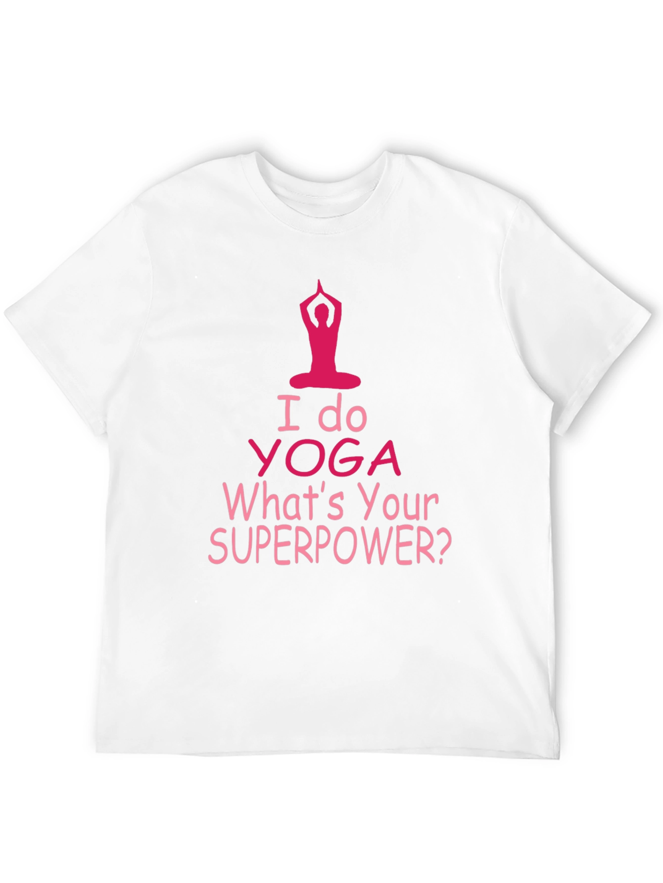 Yoga Superpower Tee - Mens Black T-Shirt