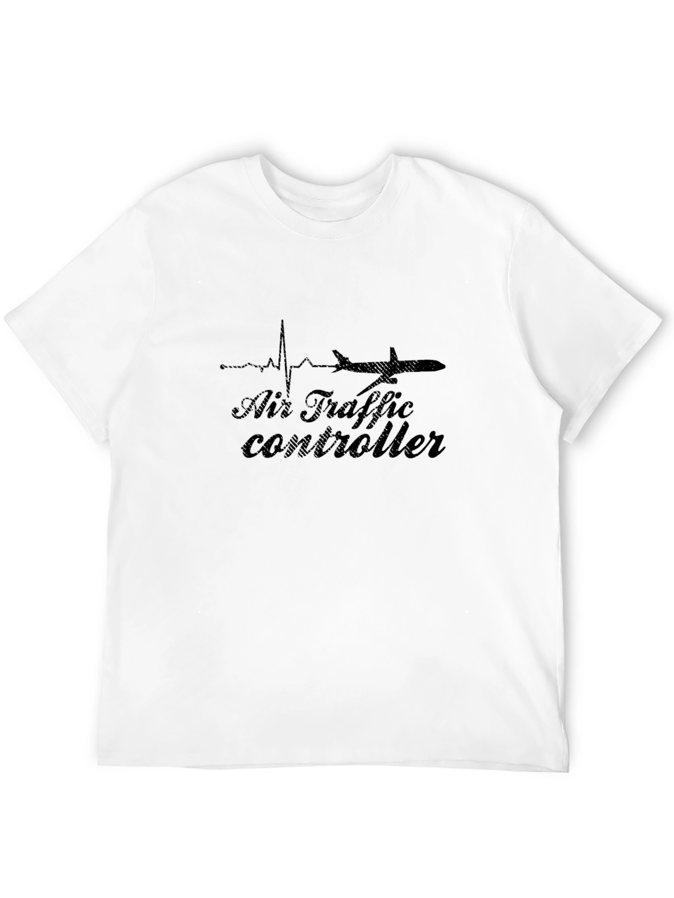 Air Traffic Controller Heartbeat Plane T-Shirt