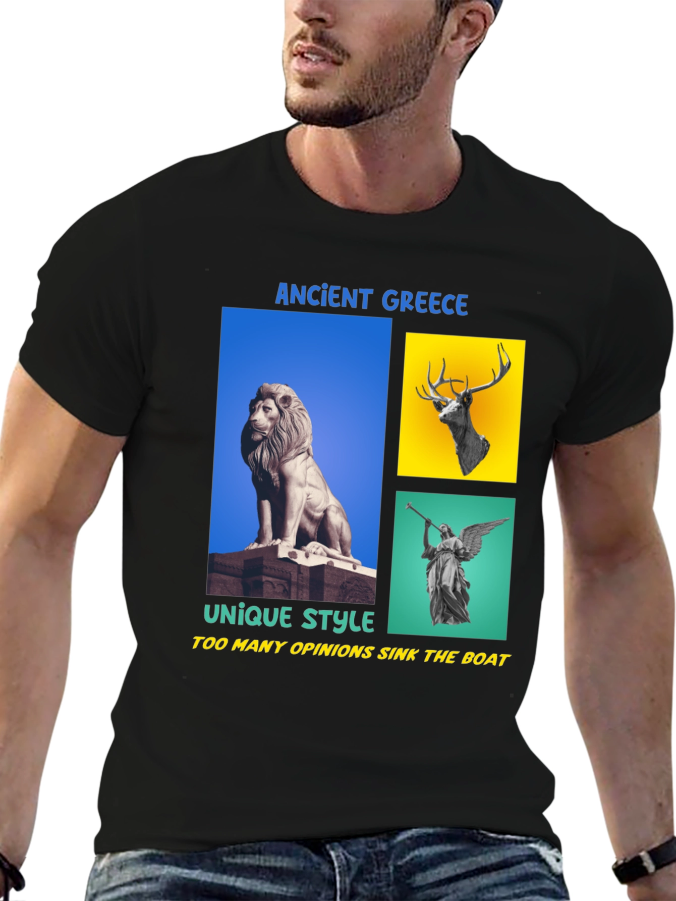 Ancient Greece Style Graphic Tee