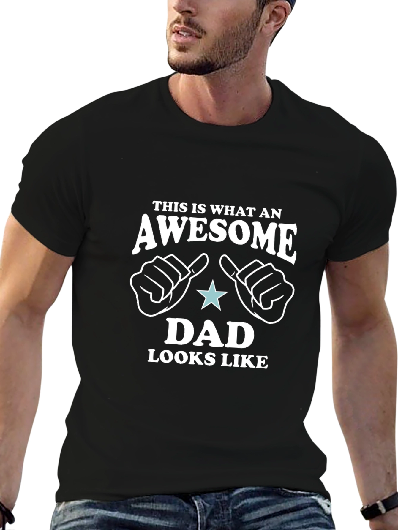 Awesome Dad Graphic Tee - Perfect Fathers Day Gift!