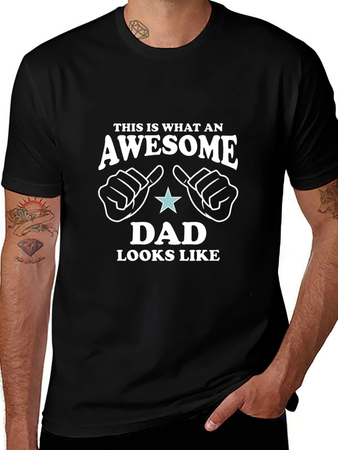 Awesome Dad Graphic Tee - Perfect Fathers Day Gift!