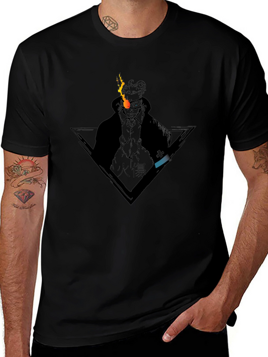 Anime Fire Force T-Shirt - Black Graphic Tee